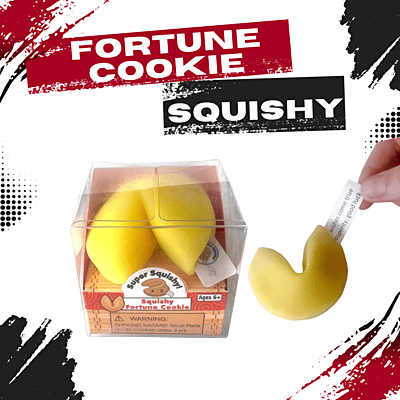 Super Squishy Fortune Cookie with Hideen Message