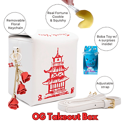 OG Chinese Takeout Box Bag w/ Accessories