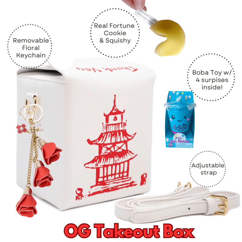 OG Chinese Takeout Box Bag w/ Accessories